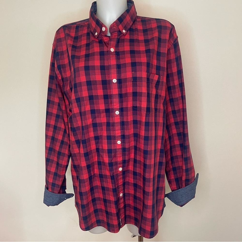 EXPRESS Soft Wash Button Down Men’s Shirt Size XL Chambray Cuffs